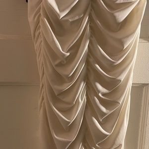 Black and white mini dress